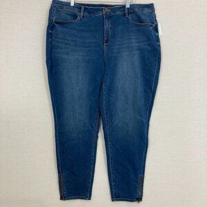 New Talbots Flawless High Rise Jegging Ankle Stretch Skinny Jeans size 22W